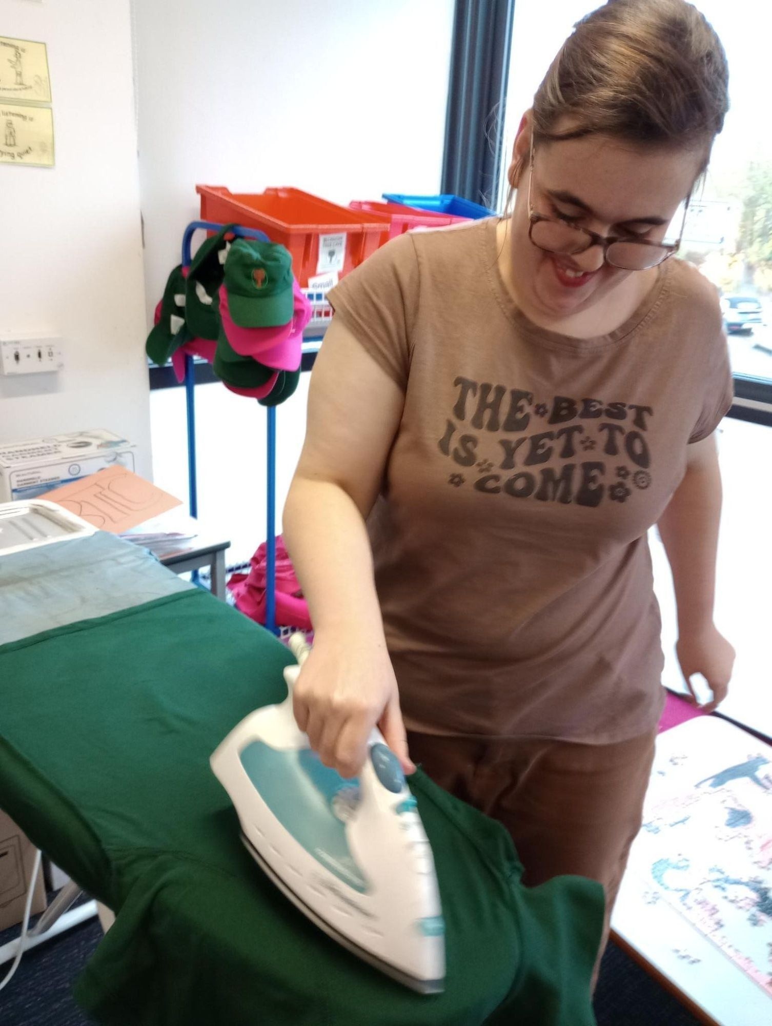 Student Ironing Student Ironing
